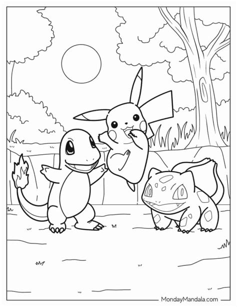 free coloring pages of pokemon|Pokemon Coloring pages for kids (Free PDF printables)